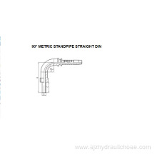 90° Metric Standpipe 50091